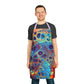 Bespattered Facade Intergalactic Rainbow Tie-Back Canvas Apron