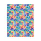Bespattered Facade Rainbow Skies Velveteen Plush Blanket | 3 Sizes