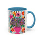 Bespattered Facade Flower Vase Floral Mug | Eight Colors | 11oz or 15oz