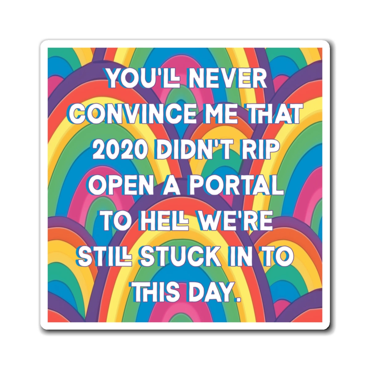 Bespattered Facade "Portal to Hell" Refrigerator Magnet