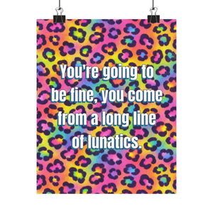 Bespattered Facade "You're Going to Be Fine" Giclée Archival Matte Paper Prints