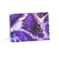 Bespattered Facade Purple Haze Greeting Cards | Sets of 1, 10, 30, or 50