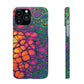 Bespattered Facade Neon Butterfly Snap Case