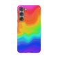 Bespattered Facade Rainbow Heat Map Snap Case