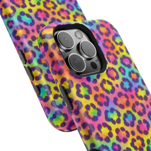 Bespattered Facade Rainbow Cheetah MagSafe Tough Case