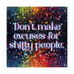 Bespattered Facade Don't Make Excuses Rainbow Giclée Archival Matte Paper Prints