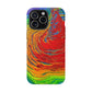 Bespattered Facade Rainbow Vortex Impact-Resistant Case