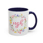 Bespattered Facade Pastel Floral Ugh Mug | Five Colors | 11oz