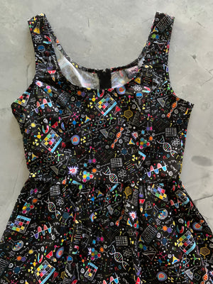 Science Fit & Flare Dress - Large only, 1 left!