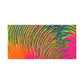 Bespattered Facade Neon Puddle Stretched Matte Canvas Art Prints | Multiple Sizes