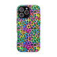 Bespattered Facade Candy Coated Neon Leopard Impact-Resistant Case