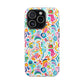 Bespattered Facade Rainbow Doodles Impact-Resistant Case