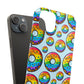 Bespattered Facade Rainbow Sprinkle Donut Slim Case