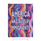 Bespattered Facade America Was Built By Immigrants Plastic Yard Sign