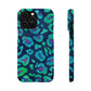 Bespattered Facade Emerald Leopard Snap Case