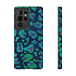 Bespattered Facade Emerald Leopard Impact-Resistant Case