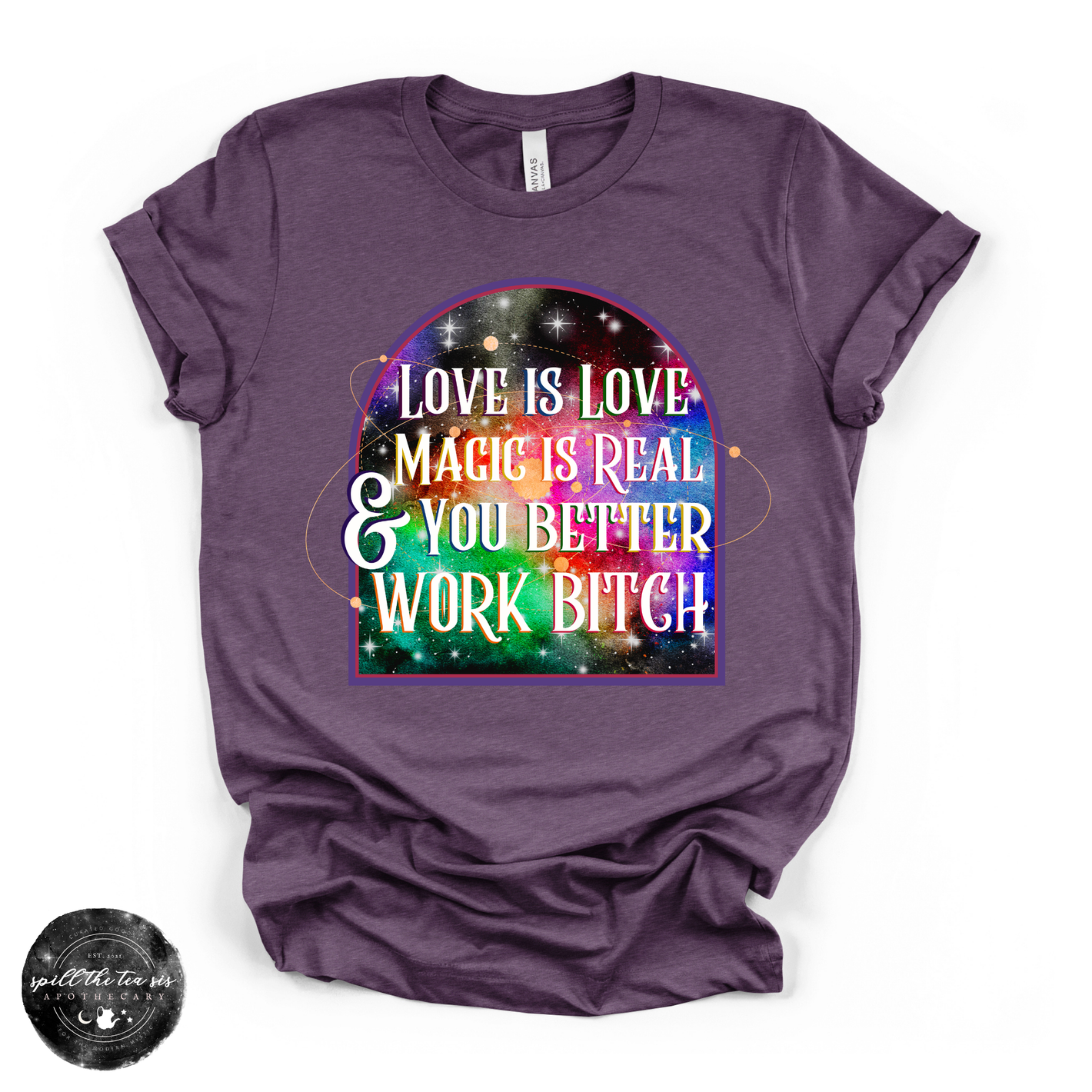 Love is Love, Magic is Magic Tee | Inclusive Witchy Graphic T-Shirt