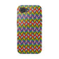 Bespattered Facade Rainbow Chevron Tiles Impact-Resistant Case