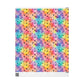 Bespattered Facade Rainbow Watercolor Dots Wrapping Paper | Three Sizes | Glossy or Matte