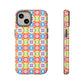 Bespattered Facade Geometric Rainbow Mosaic Tough Case