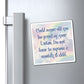 Bespattered Facade "Looking Back" Refrigerator Magnet