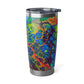 Bespattered Facade Rainbow Vagabond Spill-Resistant Lid Stainless-Steel Tumbler 20oz