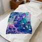 Bespattered Facade Galaxy Velveteen Plush Blanket | 3 Sizes