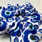 Evil Eye Bullet Scrunchie