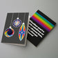 Rainbow LGBTQ+ Christmas Cards, Set of 24