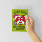 Naughty Santa Christmas Cards, Set of 24