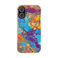Bespattered Facade Space Worm Snap Case