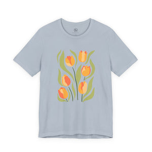 Tulips Bella Canvas Unisex Jersey Short Sleeve Tee