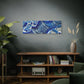 Bespattered Facade Fluid Art Abstract Painting Stretched Matte Canvas Art Prints | Multiple Sizes