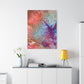 Bespattered Facade Resin Petri Macro Photograph Stretched Matte Canvas Art Prints | Multiple Sizes