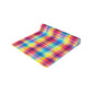 Bespattered Facade Rainbow Plaid Table Runner (2 sizes)