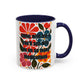 "Come with Me and You'll See..." Rainbow Flowers Mug | Eight Colors | 11oz or 15oz