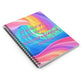 Bespattered Facade Rainbow "Keep Trying" Spiral Notebook - Lined Pages