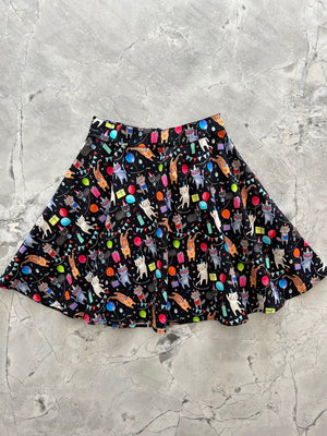 Party Cats Skater Skirt