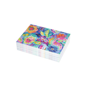 Bespattered Facade Colorful Flowers Postcards (no envelopes) | Sets of 10, 30, or 50