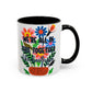 "We're All In This Together..." Rainbow Flowers Mug | Eight Colors | 11oz or 15oz