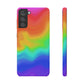 Bespattered Facade Rainbow Heat Map Snap Case
