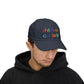 Childless Cat Lady Rainbow Embroidered Classic Cap (10 Hat Colors)