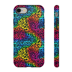 Bespattered Facade Rainbow Animal Print Tough Case