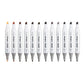 Double-Ended Alcohol Markers 12 Neutral Colors