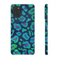Bespattered Facade Emerald Leopard Snap Case