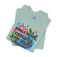 “Smile More, Care Less...” Bella Canvas Unisex Jersey Short Sleeve Tee T-Shirt