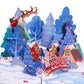 Magical Town Christmas Pop Up Card