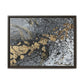 Bespattered Facade You're Golden Framed Canvas Art Print | 3 Frame Colors | Multiple Sizes