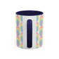 Bespattered Facade Rainbow Fingerprint Mug | Eight Colors | 11oz or 15oz
