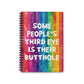 Bespattered Facade Rainbow "Third Eye" Spiral Notebook - Lined Pages